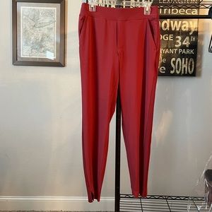 Athleta Brooklyn ankle pant rust red size 4